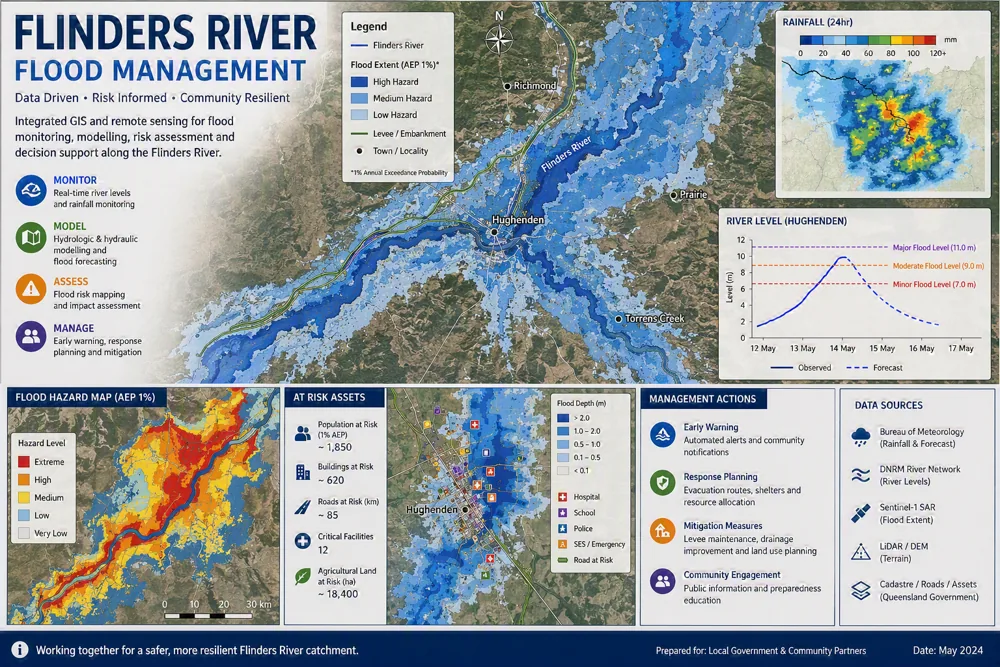Flinders River flood management